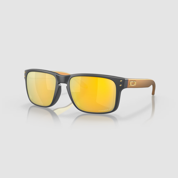 HOLBROOK MATTE CARBON W/PRIZM 24K PLR